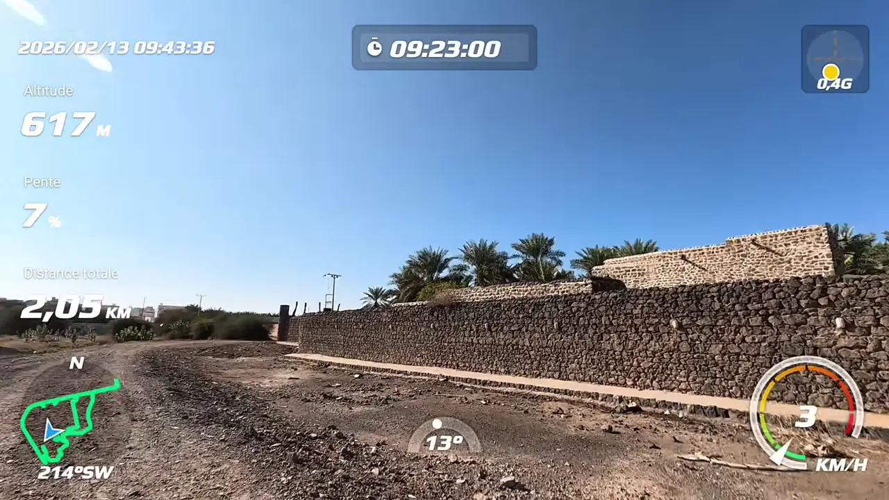 Une forteresse restaurée du domaine d'Uḥayḥa ibn al-Julâḥ, près de Qubâʾ